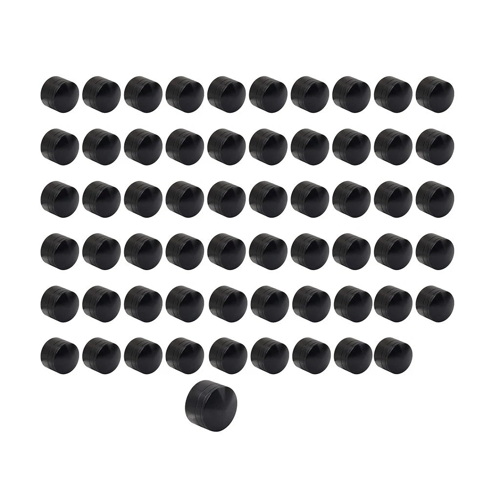 60X Engine Screw Bolt Cover Kit For Harley Dyna Softail Touring Road Glide Black