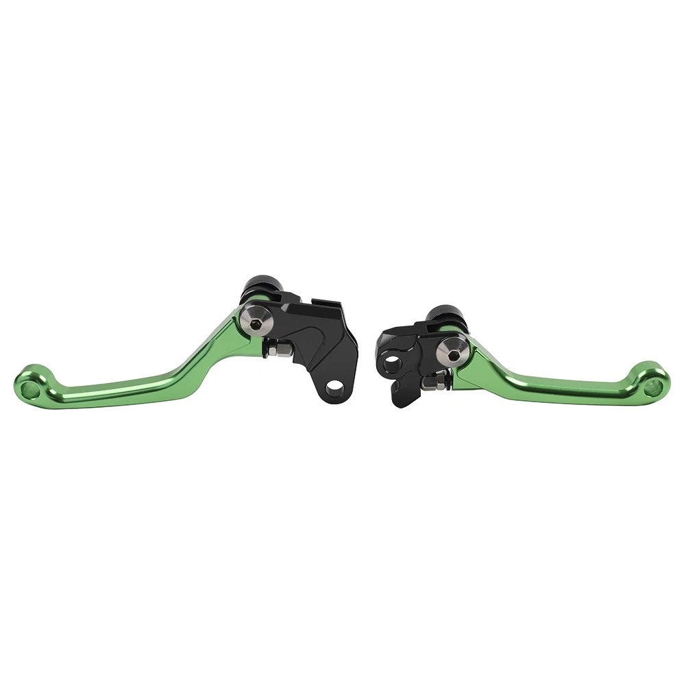 Pair Pivot Brake Clutch Levers For Kawasaki KLX 300SM KLX 250/S/SF KLX150L Green