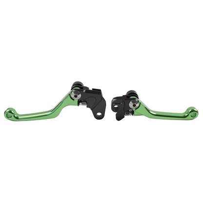 Pair Pivot Brake Clutch Levers For Kawasaki KLX 300SM KLX 250/S/SF KLX150L Green