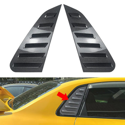 Rear Window Shutter Louvers Cover Trim For Subaru Impreza WRX STI 2011-2014