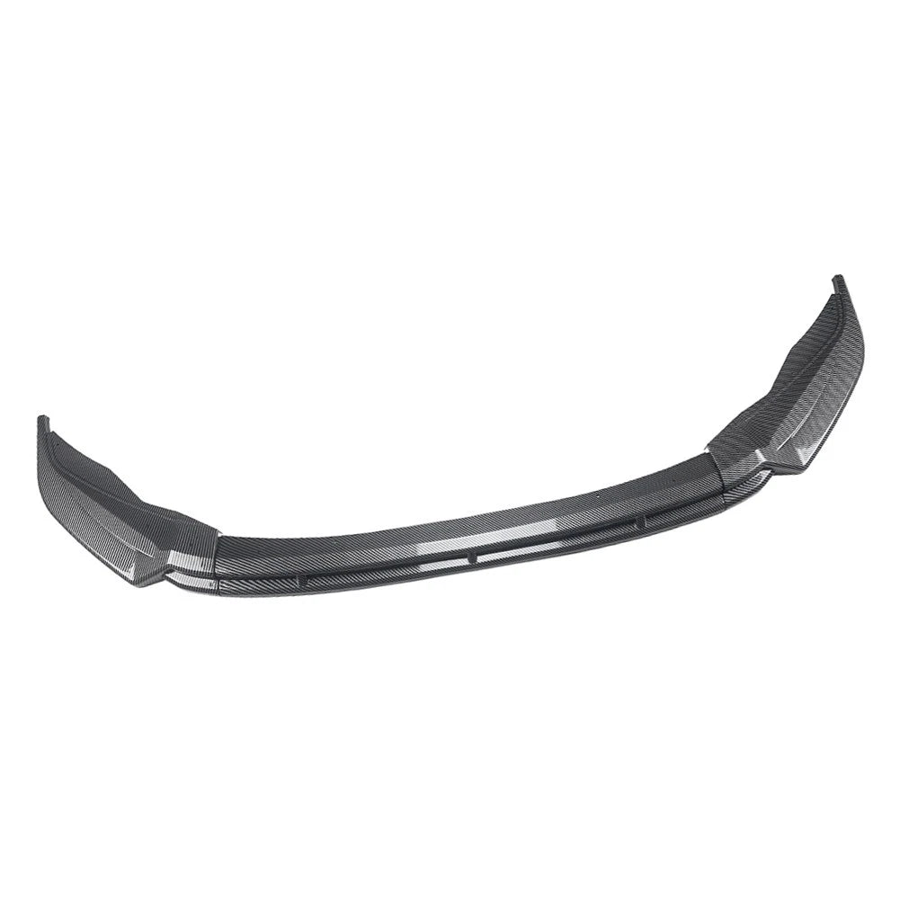 Carbon Look Front Bumper Lip Spoiler For VW Tiguan MK2 Pre-facelift 17-20