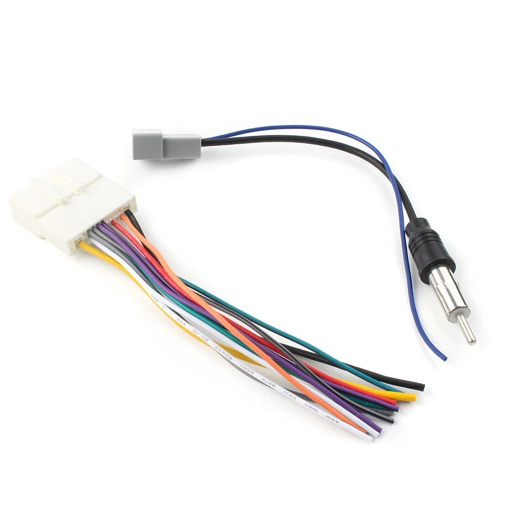 For 2007-2014 Nissan Car Radio Stereo Wiring Harness + Antenna Adapter Combo le
