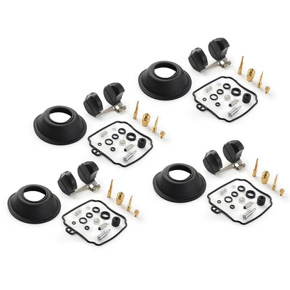 Carburetor Repair Kits 4 Sets For Yamaha XJ600 Seca II 600 XJ600S 1992-1998