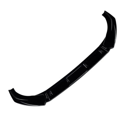 Glossy Black Front Bumper Spoiler Lip For Audi A3 S3 8V Pre-Facelift 2013-2016