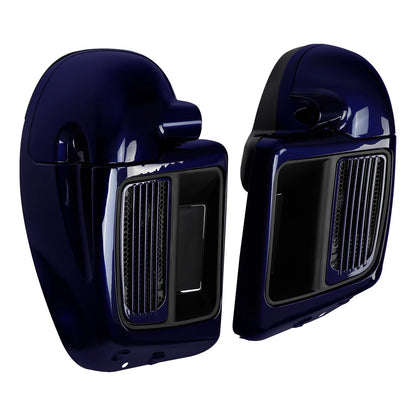 Lower Vented Fairing Fit For Harley Street Glide 14-25 Zephyr Blue/Black Sunglo