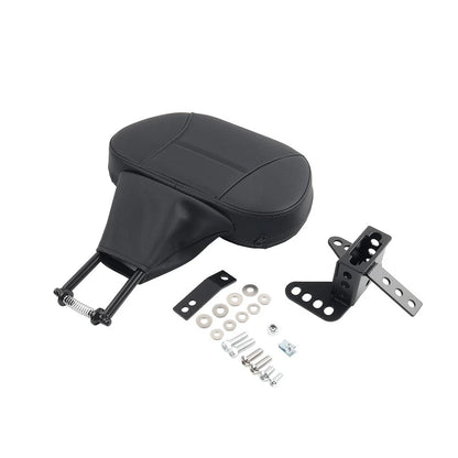 Adjustable Driver Rider Backrest Pad For Harley Touring Glide Road King 1988-08
