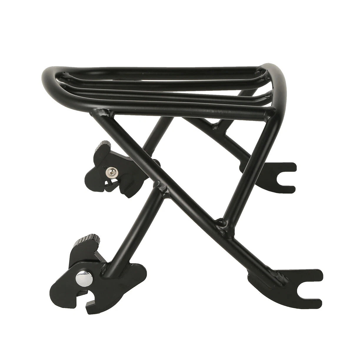Black Solo Luggage Rack Docking Hardware Kit For Harley Sportster 883 1200 04-22