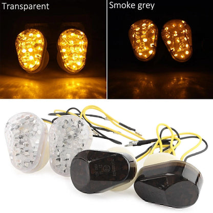 Turn Signal Light Amber LED Lamp Smoke Lens For Kawasaki Ninja ZX6R ZX7R ZX9R US
