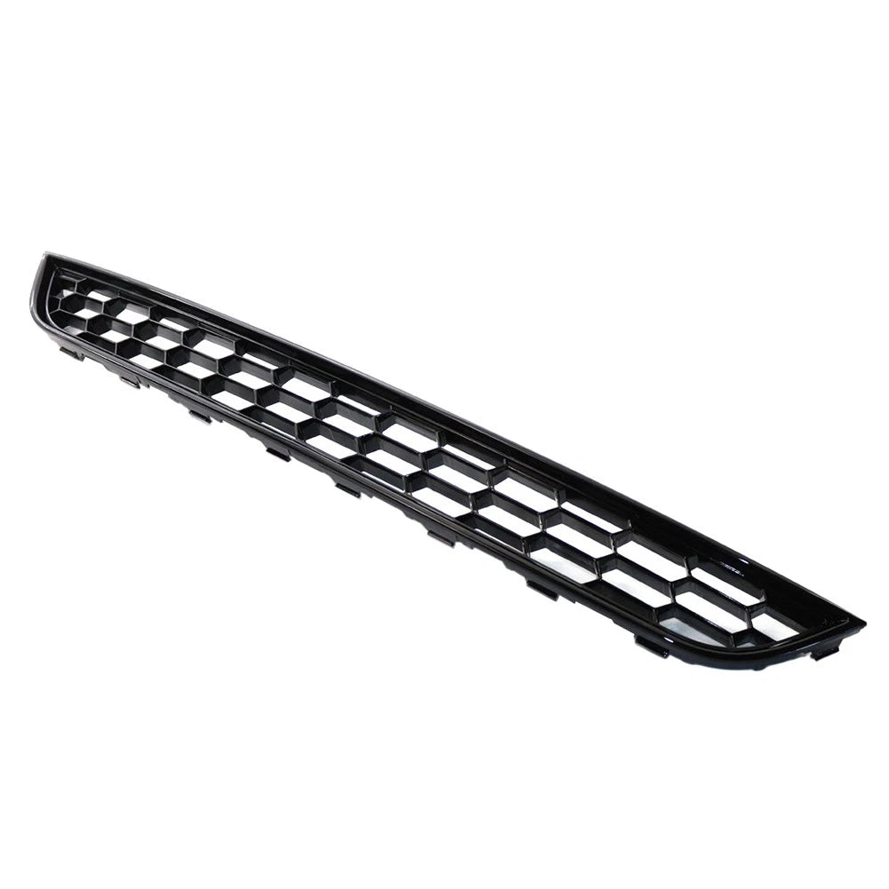 Front Bumper Lower Honeycomb Grille Glossy Black For Ford Fiesta 2013-2017