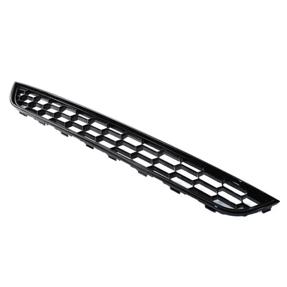 Front Bumper Lower Honeycomb Grille Glossy Black For Ford Fiesta 2013-2017