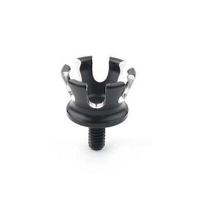 1 Pcs Aluminum Imperial Crown Style Rear Seat Bolt Tab Screw Mount for Harley UK