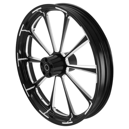18'' Front Wheel Rim & Dual Disc Hub Fit For Harley Touring Road Glide 1997-2021