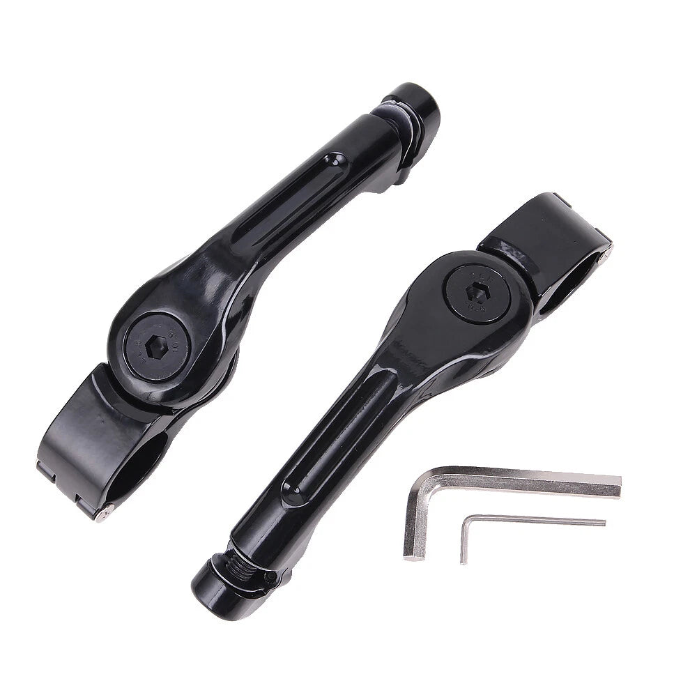 1-1/4" Long Highway Foot Pegs Clamps For Harley Touring Electra Glide Road King