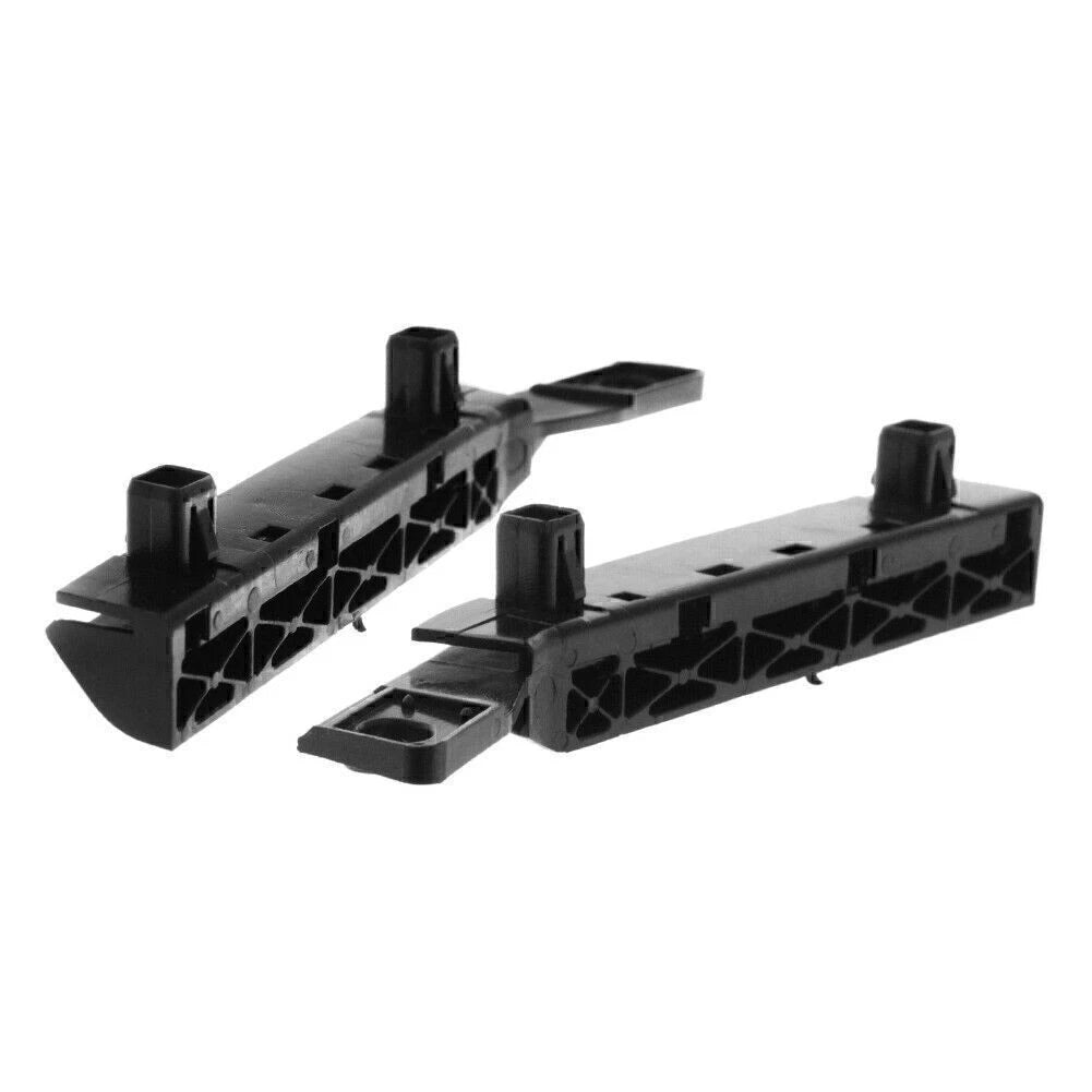 2PCS Bumper Bracket Front Left & Right Side Set Fit Nissan Versa 2007-2012 Black