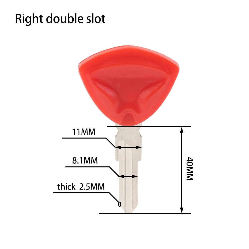 Replacement Blade Uncut Blank Key Right Groove Fit CAN-AM SPYDER TRIKE GS 990 RS