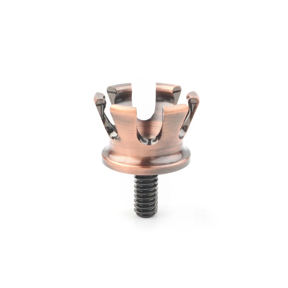 Imperial Crown Style Rear Seat Bolt Tab Screw Mount for Harley 96-up Bronze ab