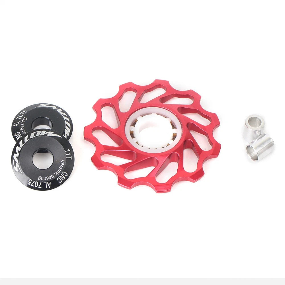 11T Rear Derailleur Guide Pulley with Ceramic Sealed Bearing Jockey Wheel Alloy