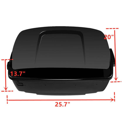 King Trunk Pad LED Tail Light Fit For Harley Touring Road Glide King 2014-2026