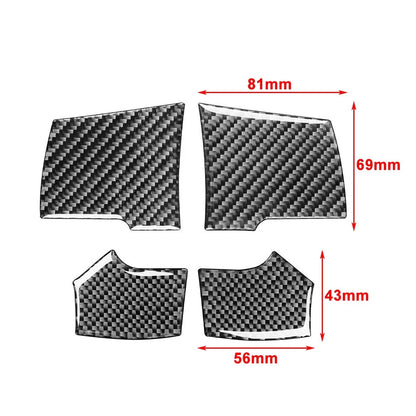 Carbon Fiber Interior Steering Wheel Cover Trim For Ford F-150 2004-2008 US