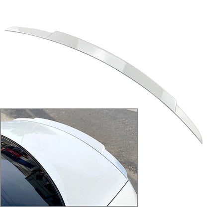 Rear Trunk Spoiler Lip Wing For Mercedes Benz E Class W213 Sedan 2016-2019 White