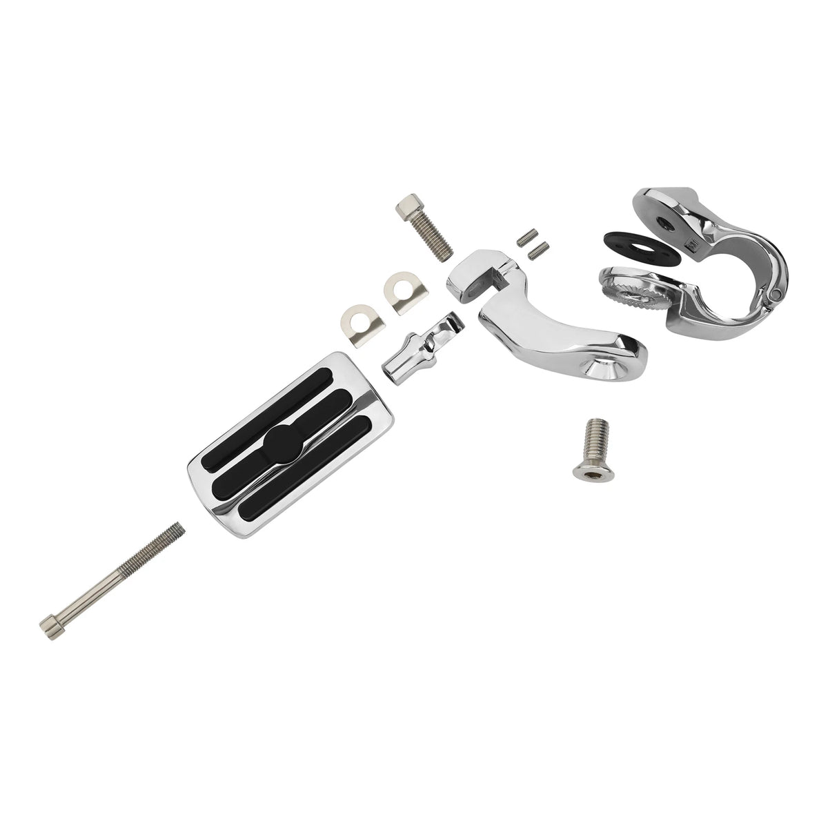 1-1/4" Highway Short Mounting Foot Pegs Fit For Harley Touring Electra Glide US