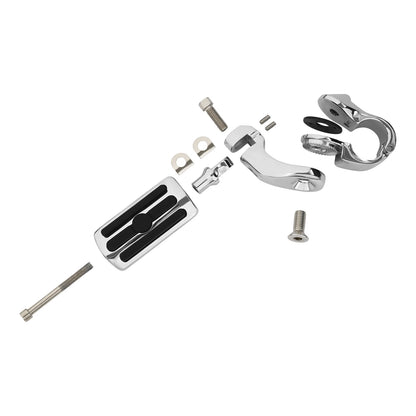 1-1/4" Highway Short Mounting Foot Pegs Fit For Harley Touring Electra Glide US