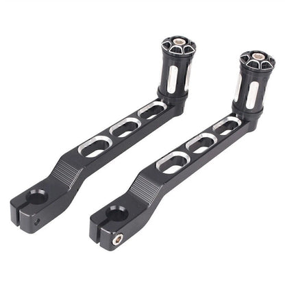 For Harley FLST FLHT Heel Toe Shifter Arms Set Black Gear Shift Levers w/ Pedal