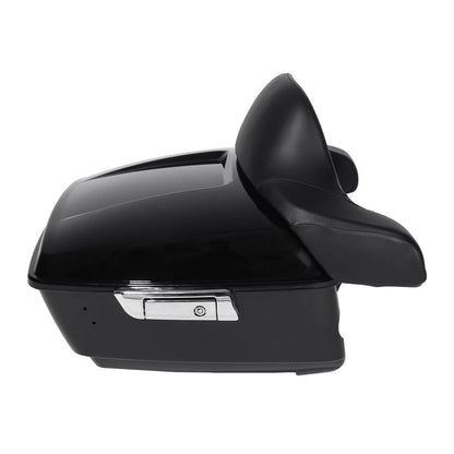 Black King Trunk Pad Speakers Fit For Harley Touring Glide 2014-Up