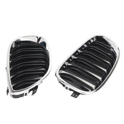 Front Bumper Hood Kidney Grille For BMW 5-Series E60 Sedan E61 Touring 2003-2010