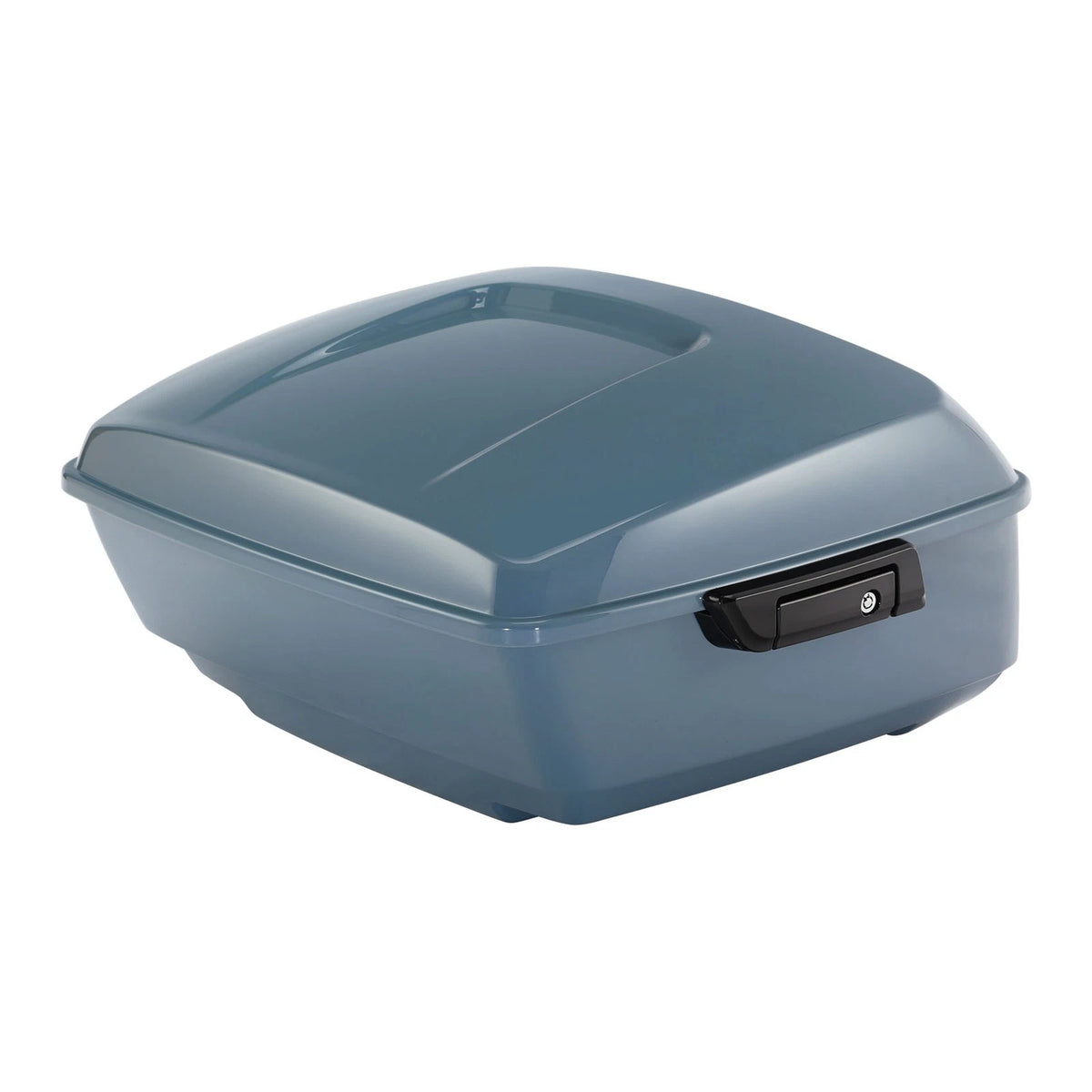 King Trunk Fit For HarleyTouring Street Glide 2014-2025 Sharkskin Blue Firestorm