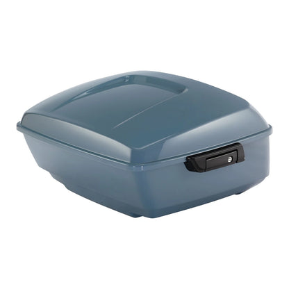 King Trunk Fit For HarleyTouring Street Glide 2014-2025 Sharkskin Blue Firestorm