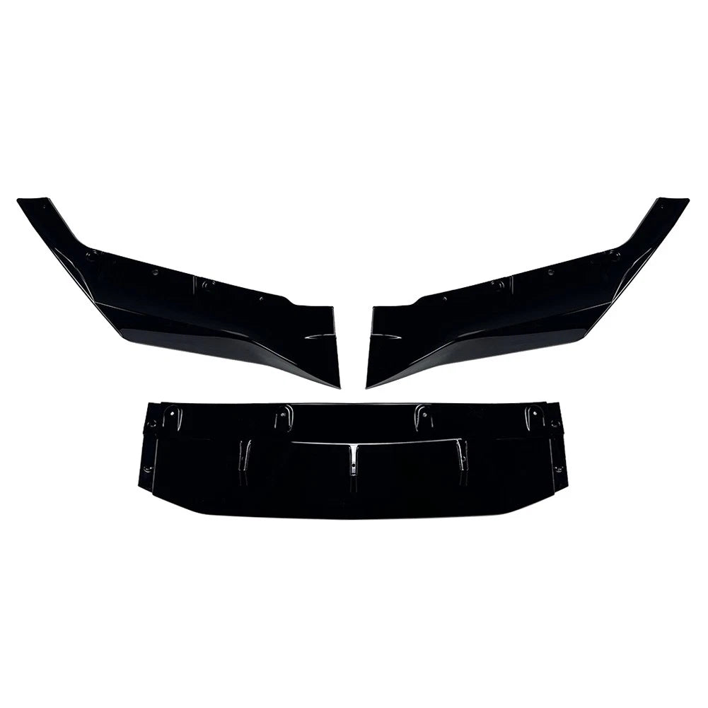 Glossy Black Front Bumper Lip Spoiler Splitter For BMW F90 M5 2018-2020