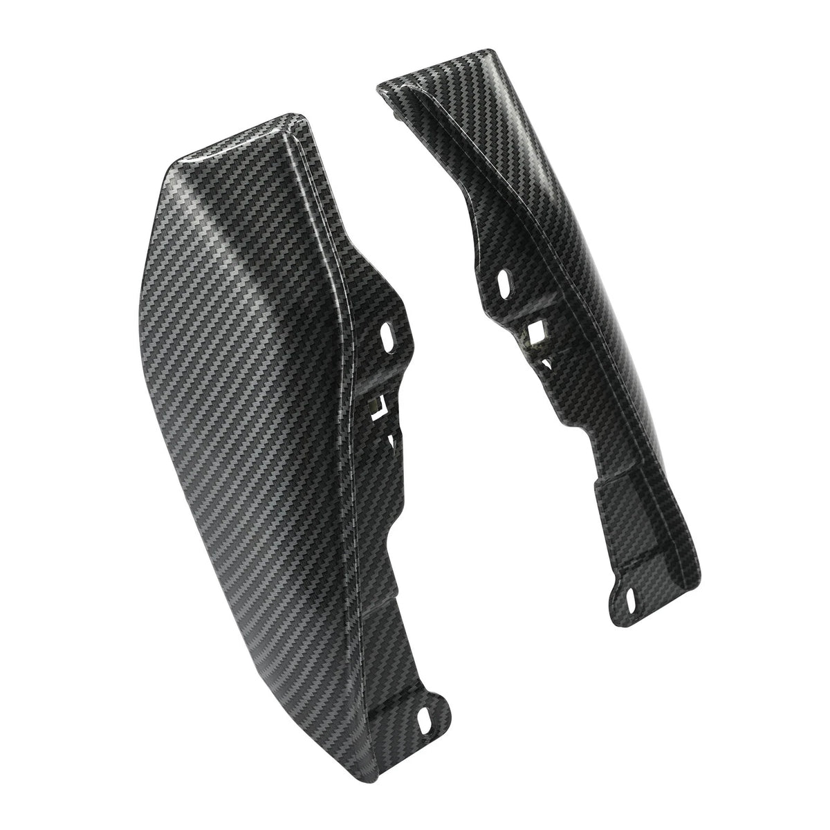 Carbon Fiber Vivid Black Mid-Frame Air Deflector For Harley Electra Glide 09-23