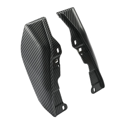 Carbon Fiber Vivid Black Mid-Frame Air Deflector For Harley Electra Glide 09-23