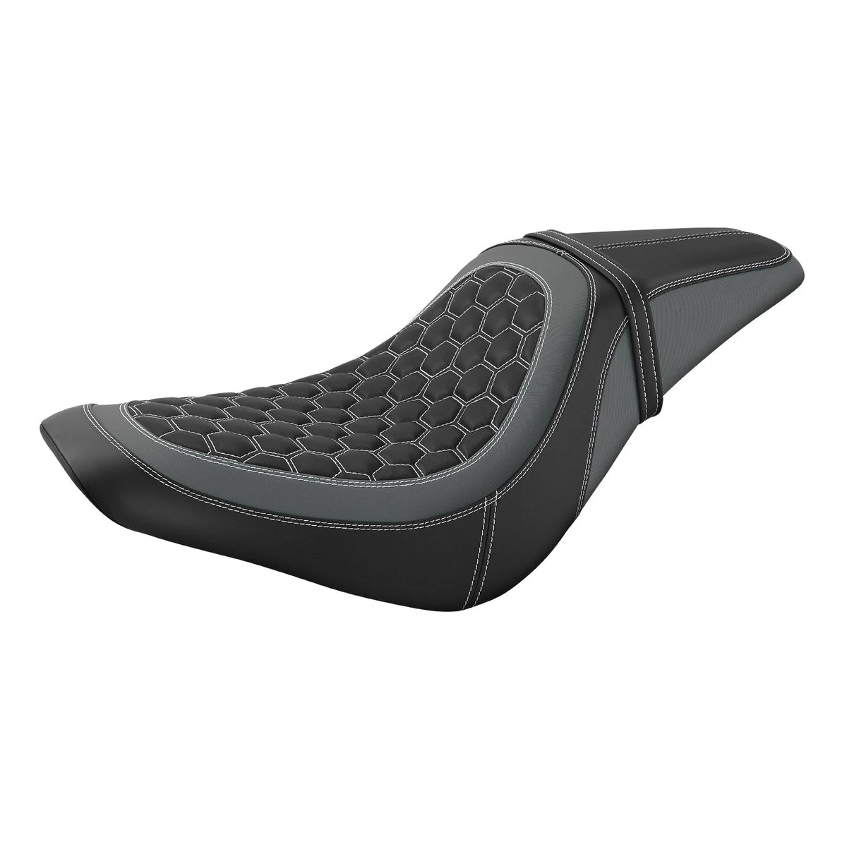 Rider Driver Passenger Seat For Harley Low Rider FXLR ST 18-25 Sport Glide 18-21