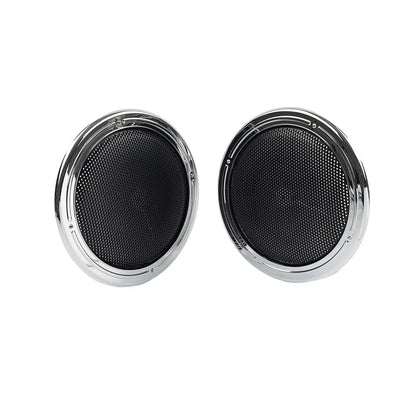 Motorcycle Rear Tour Pack Speaker Pod Grilles For Harley Road Tri Glide FLTRU
