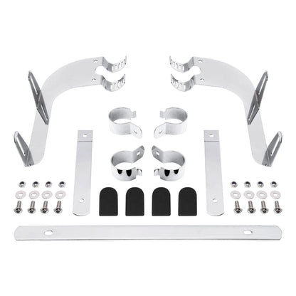 39mm Windshield Screen Bracket Fit For Harley Sportster XL883 1200 Dyna Chrome
