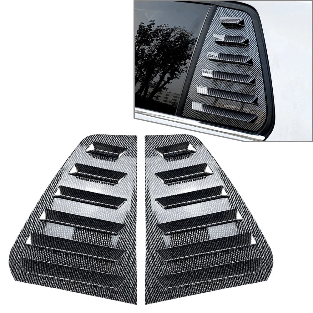 Rear Window Side Vent Shutter Louver Cover Trim Fit VW Golf MK7 MK7.5 2014-2019