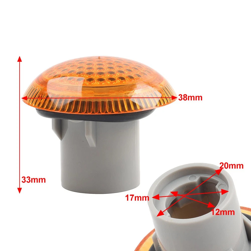 Side Fender Turn Signal Light Housing For Ford Transit Connect 2010-2021 Black