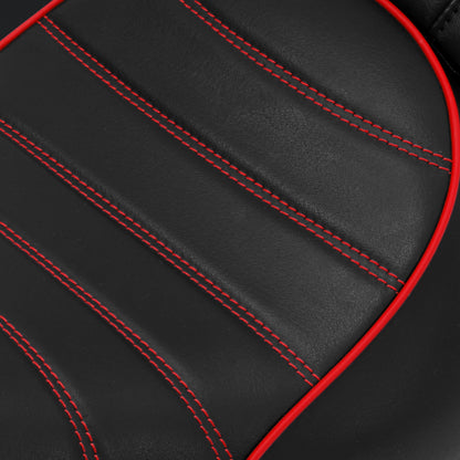 Driver Passenger Seat Fit For Harley Sportster Iron 883 XL883N 2016-Up Black Red