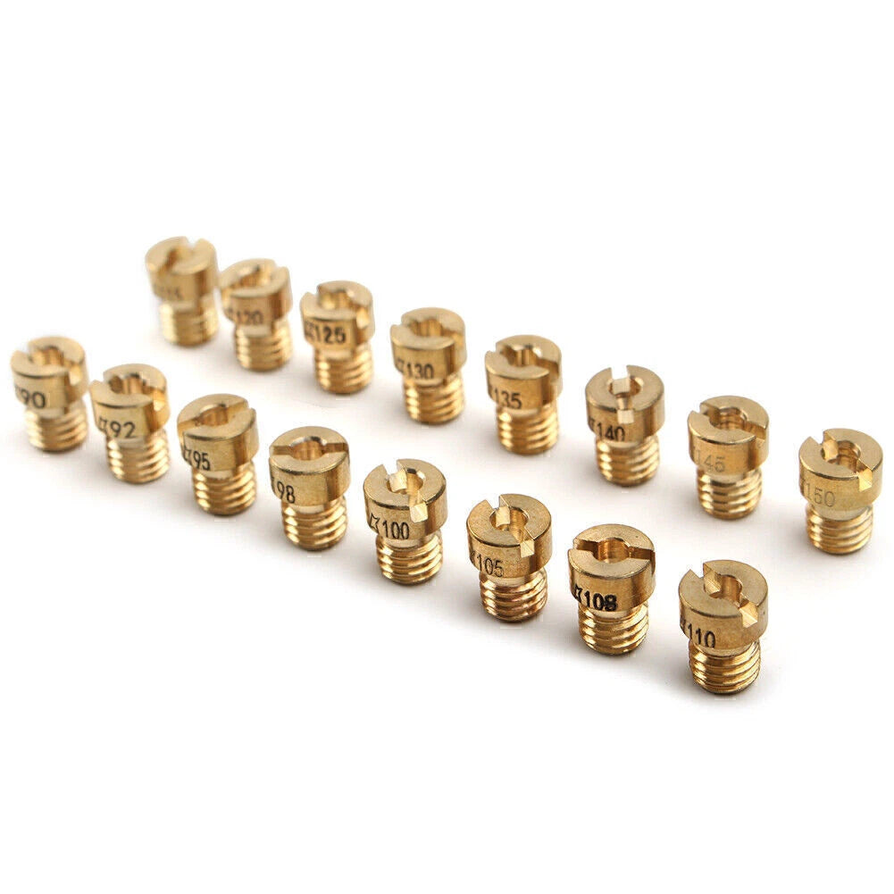16PCS Motorcycle Carburetor Carb Main Jet Kit For PWK OKO CVK 90-150
