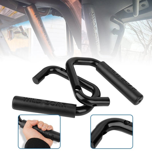 Grab Bar Front Grab Handle for 2007-2017 Jeep JK Wrangler & Unlimited Part Black