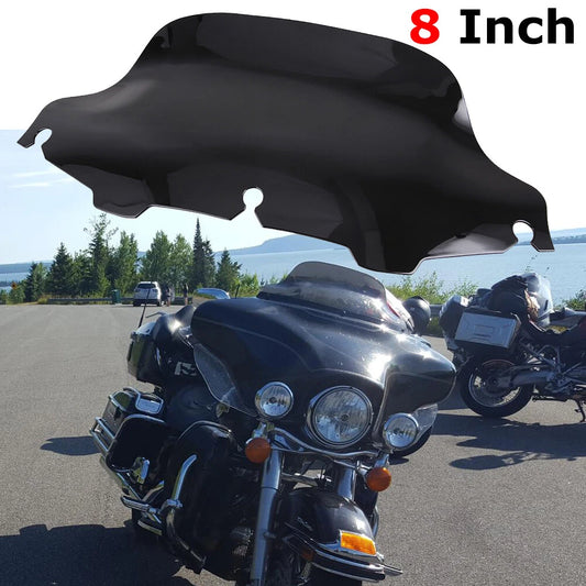 8" Wave Windshield Windscreen Fit for Harley Touring Electra Street Glide 96-13