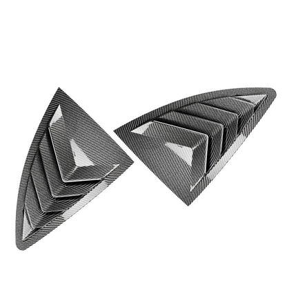 Carbon Look Rear Window Louvers Scoop Covers For Toyota GT86 For Subaru BRZ