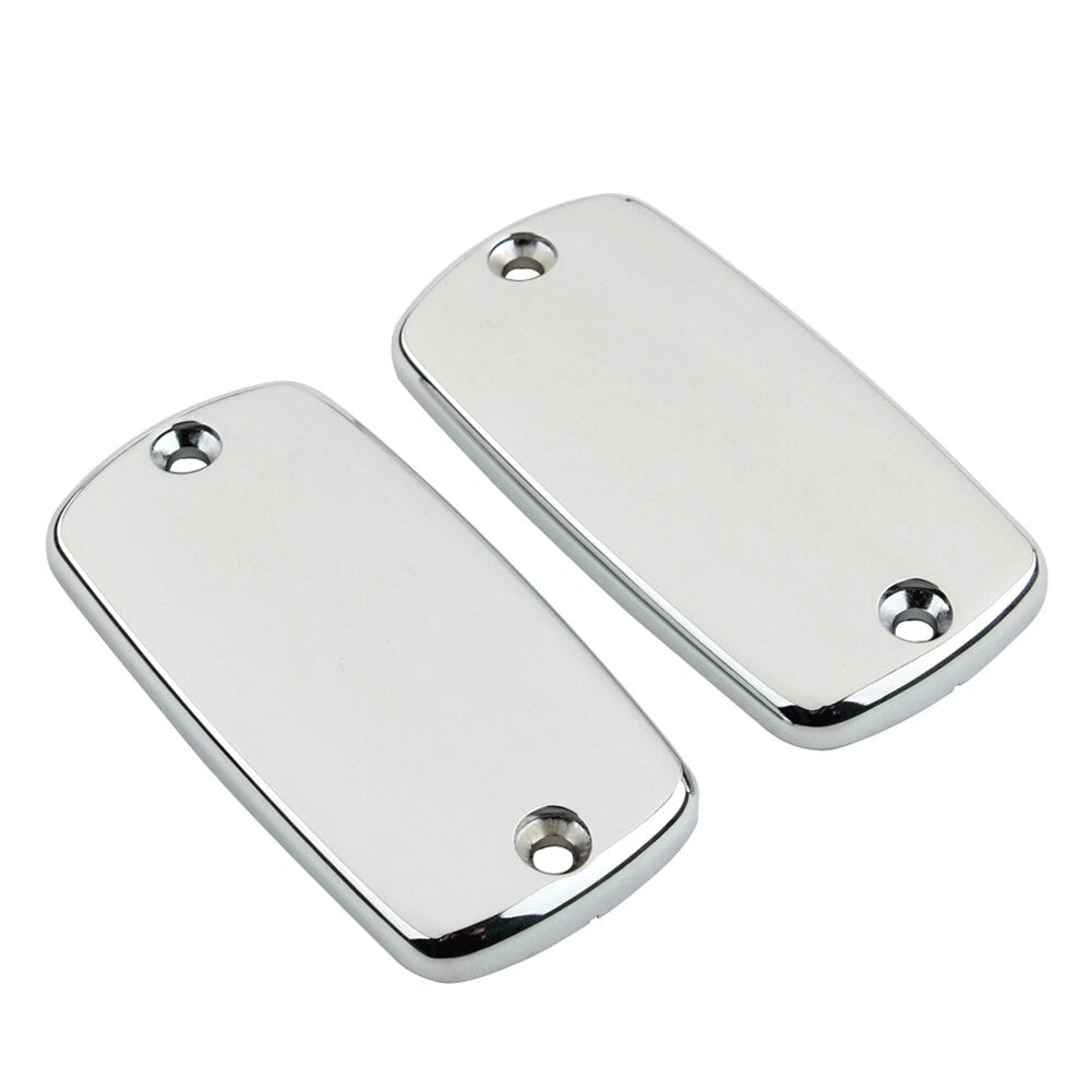 Front Brake Reservoir Fluid Cover Caps For Honda Valkyrie Goldwing GL1500 GL1800
