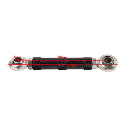 Mid-Control Shift Linkage Rod CNC Chrome Fit Harley Dyna FXD 1984-2017 Fat Bob