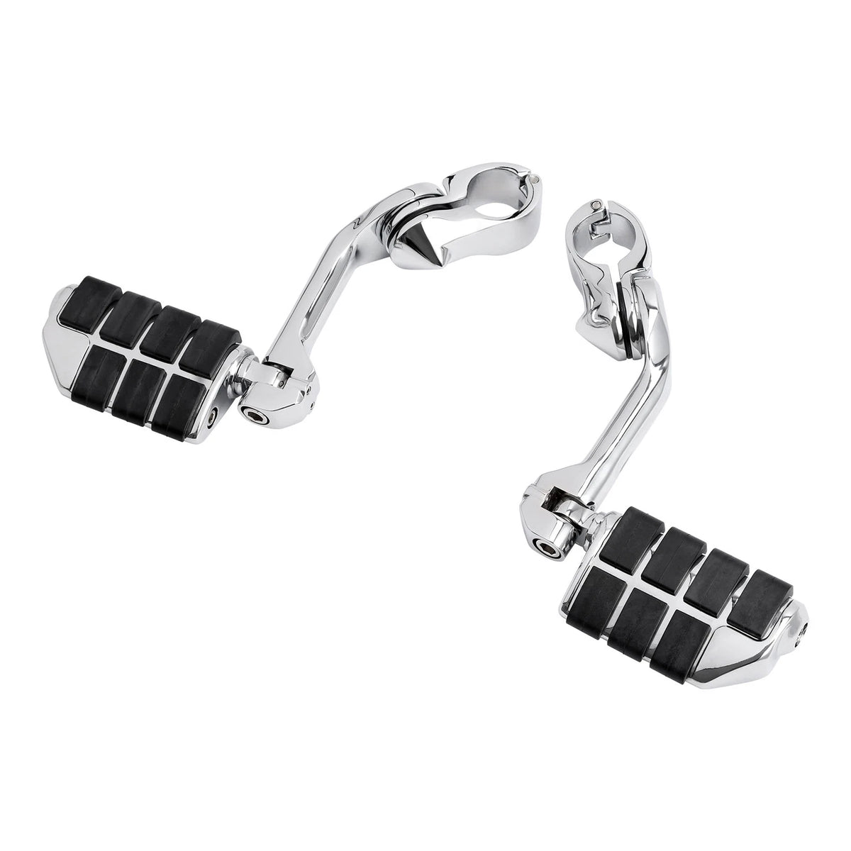 32mm Long Highway Foot Pegs Footrests Fit For Harley Touring Electra Road Glide
