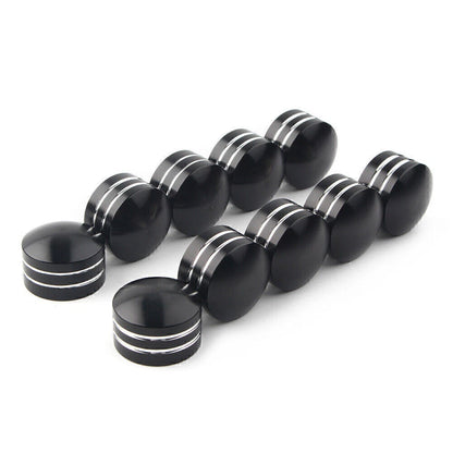11mm Inner Schrauben Motor Bolt Topper Caps Cover Fit Harley Dyna V-Rod Black