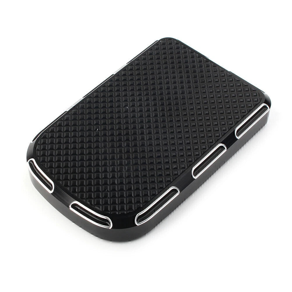 Brake Pedal Pad Cover For Harley Touring Electra Street Tri Glide FLD Black USA