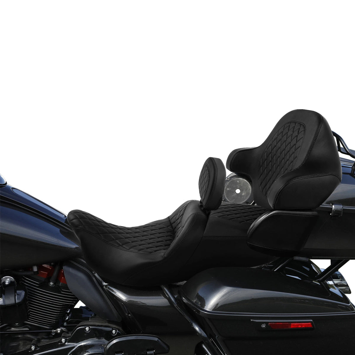 Driver Passenger Seat & Backrest Fit For Harley Touring Road Glide King 14-23 22